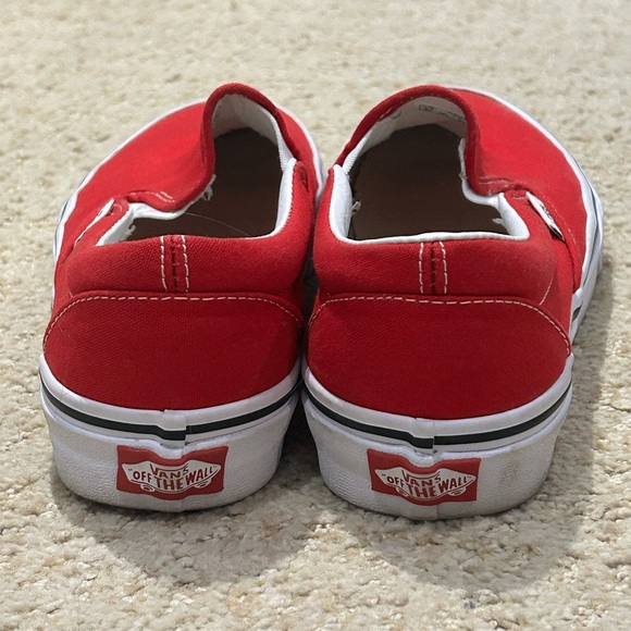 Vans Custom Racing Red Slip-On - Picture 4 of 4